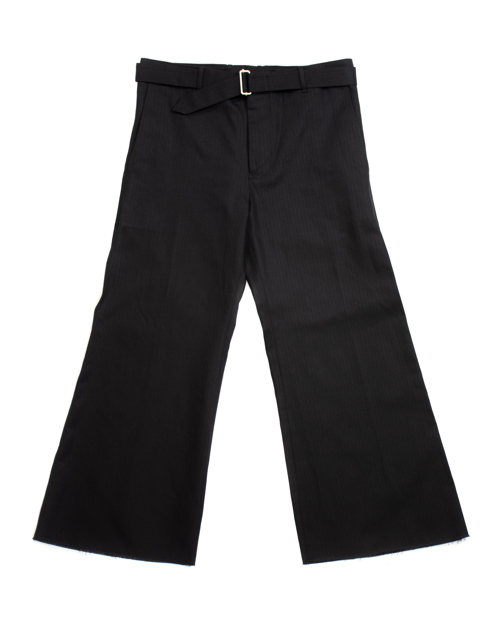 BELTED CROP FLARE TROUSER