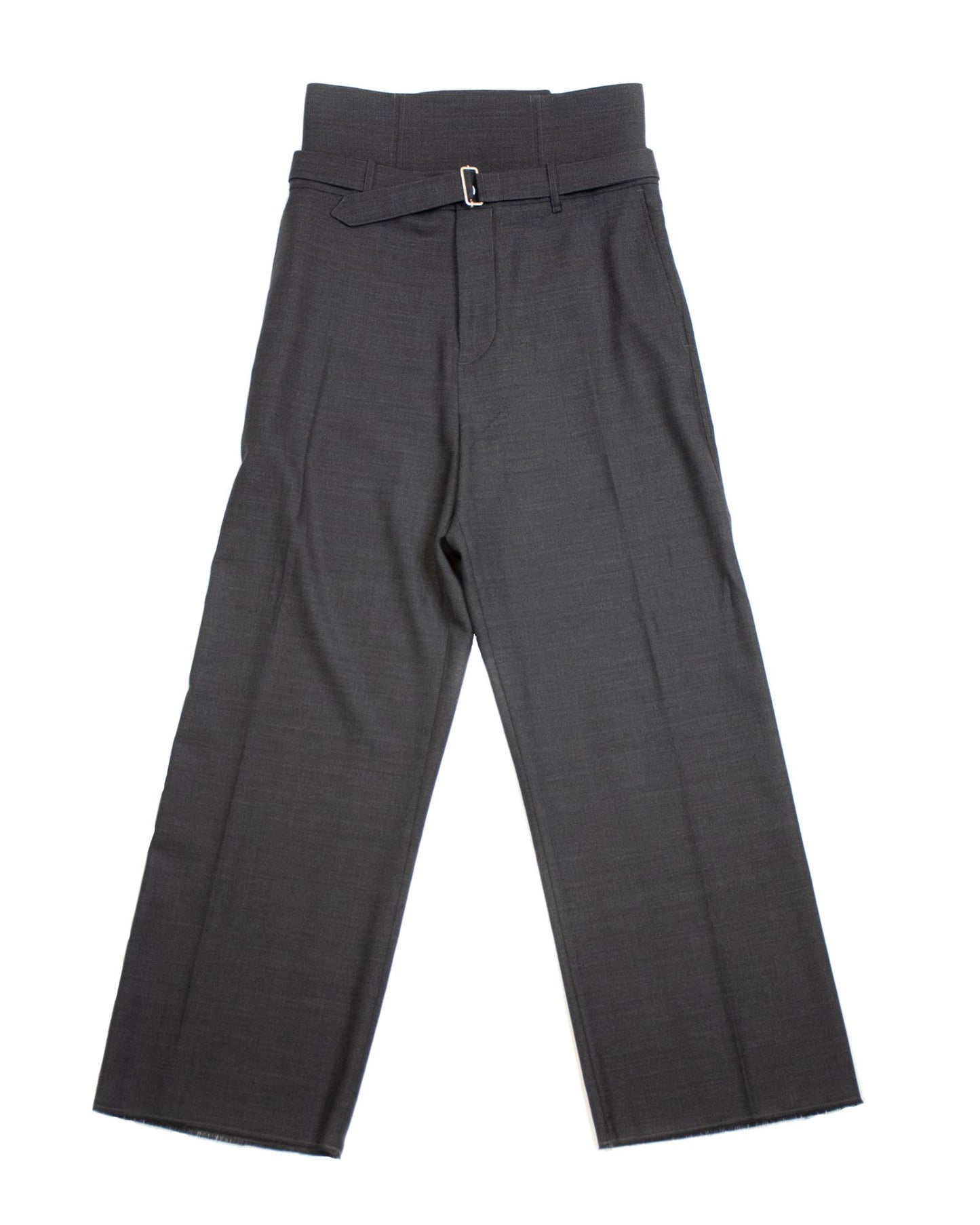 TWO WAIST FLARE TROUSER