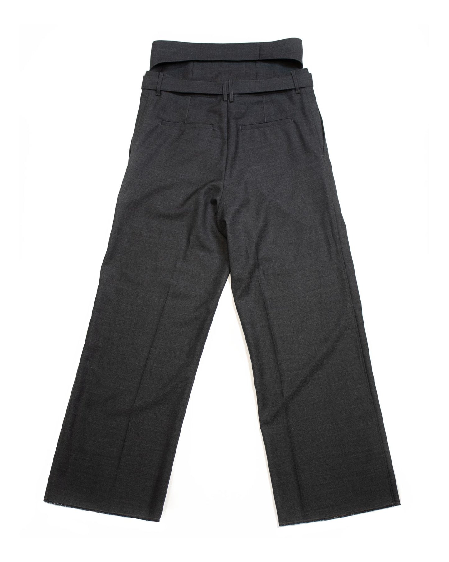 TWO WAIST FLARE TROUSER